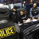 U.S. Immigration and Customs Enforcement (ICE), officers prepare for morning raids to arrest undocumented immigrants on April 11, 2018 in New York City.